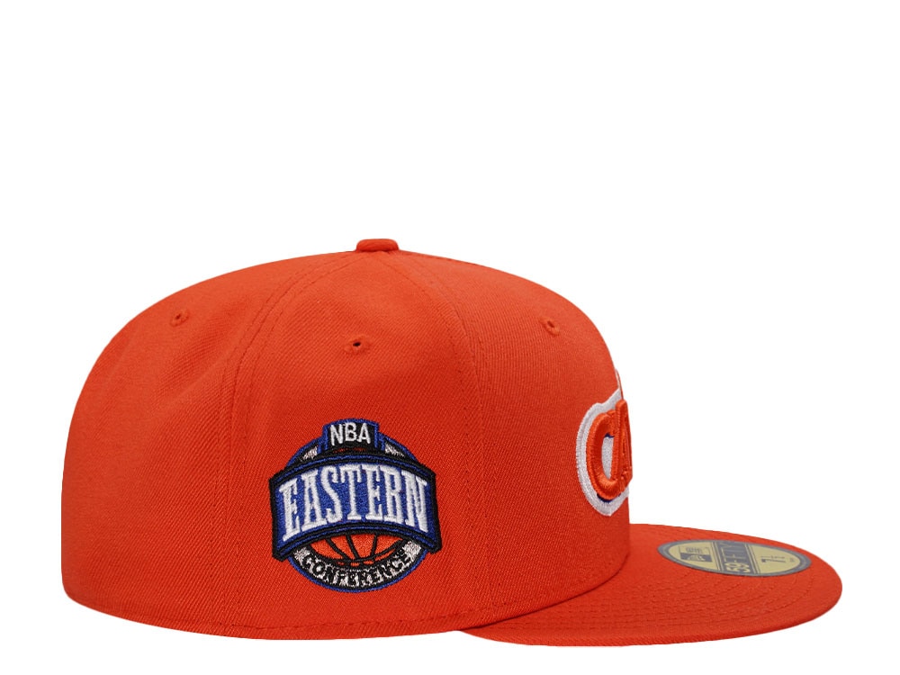 New Era Cleveland Cavaliers Eastern Conference Orange Throwback Edition 59Fifty Fitted Cap
