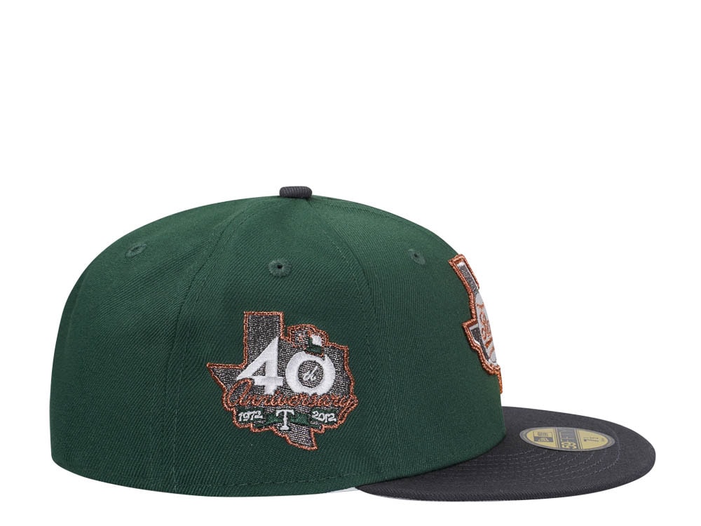 New Era Texas Rangers 40th Anniversary Pine Copper Two Tone Edition 59Fifty Fitted Cap
