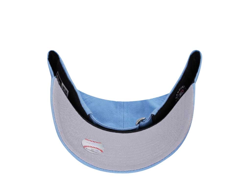 New Era Atlanta Braves Skull Sky Blue 9Twenty Strapback Cap