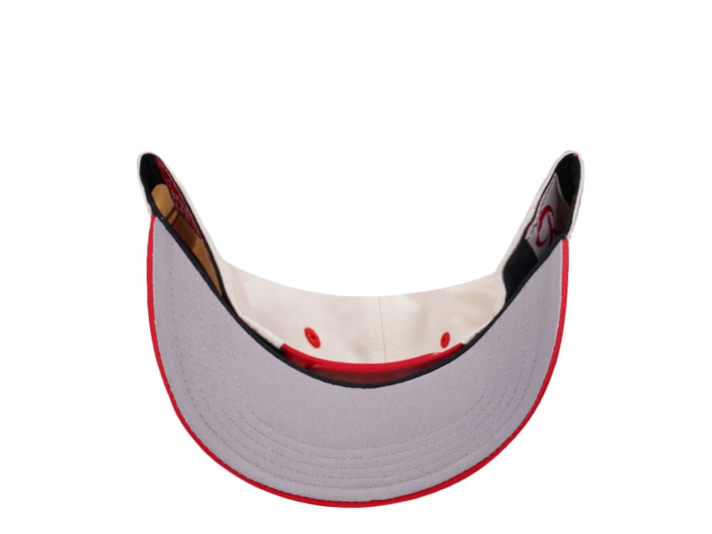 American Needle Rainier Roscoe Football Ivory Snapback Cap