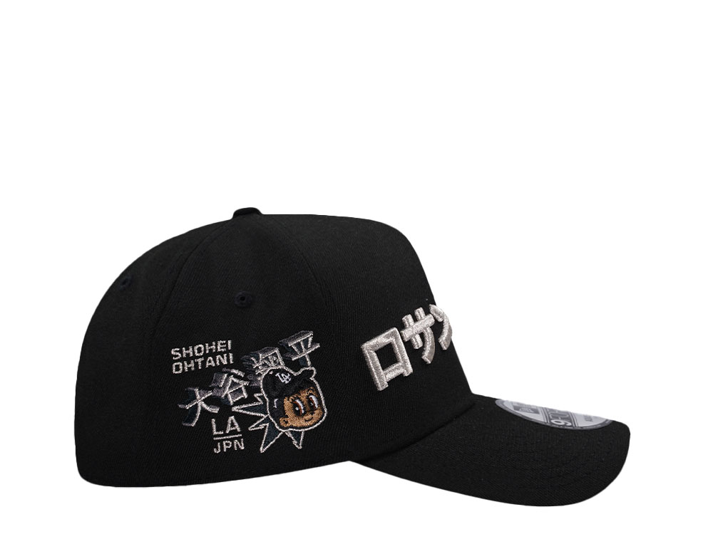 New Era Los Angeles Dodgers Ohtani Silver Black Prime Edition 9Forty A Frame Snapback Cap