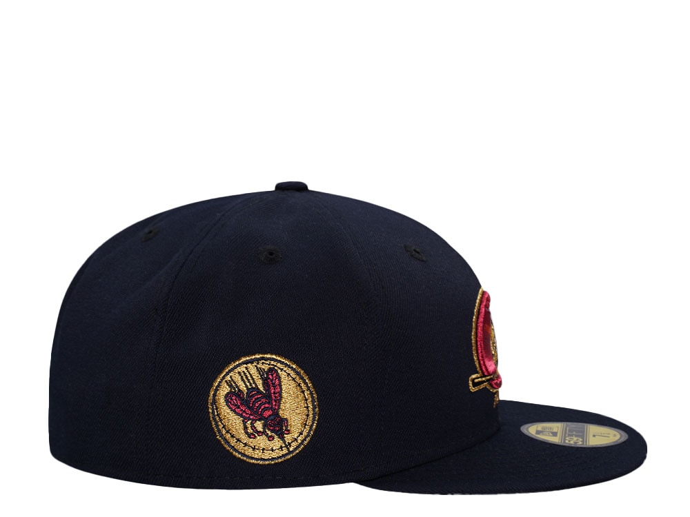 New Era Greenville Hornets Navy Metallic Edition 59Fifty Fitted Cap