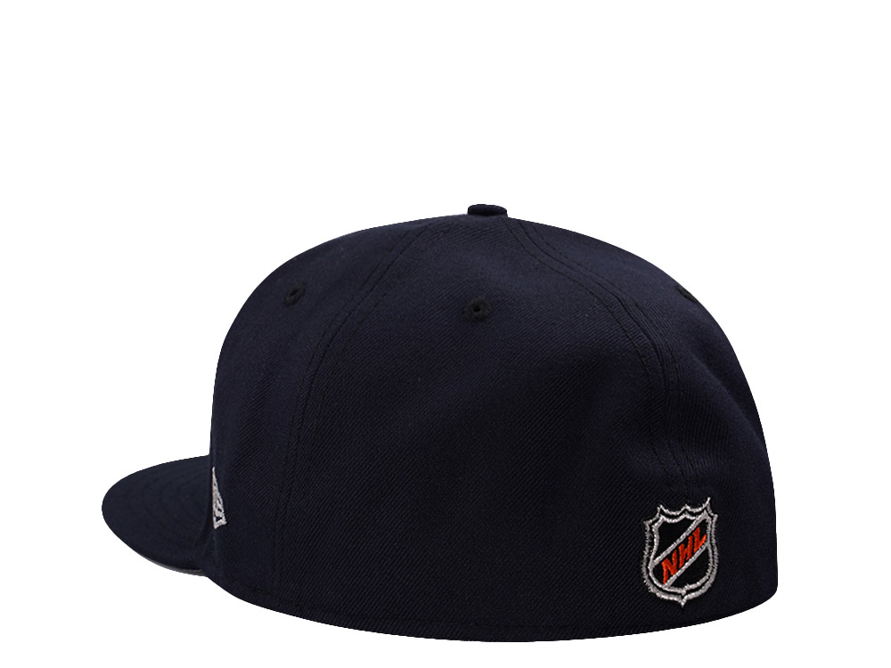 New Era Edmonton Oilers 25th Anniversary Navy Prime Edition 59Fifty Fitted Cap
