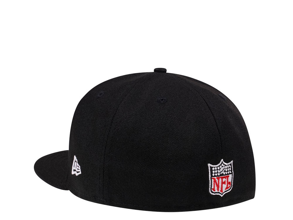 New Era Cincinnati Bengals Throwback Black Crimson Collection 59Fifty Fitted Cap