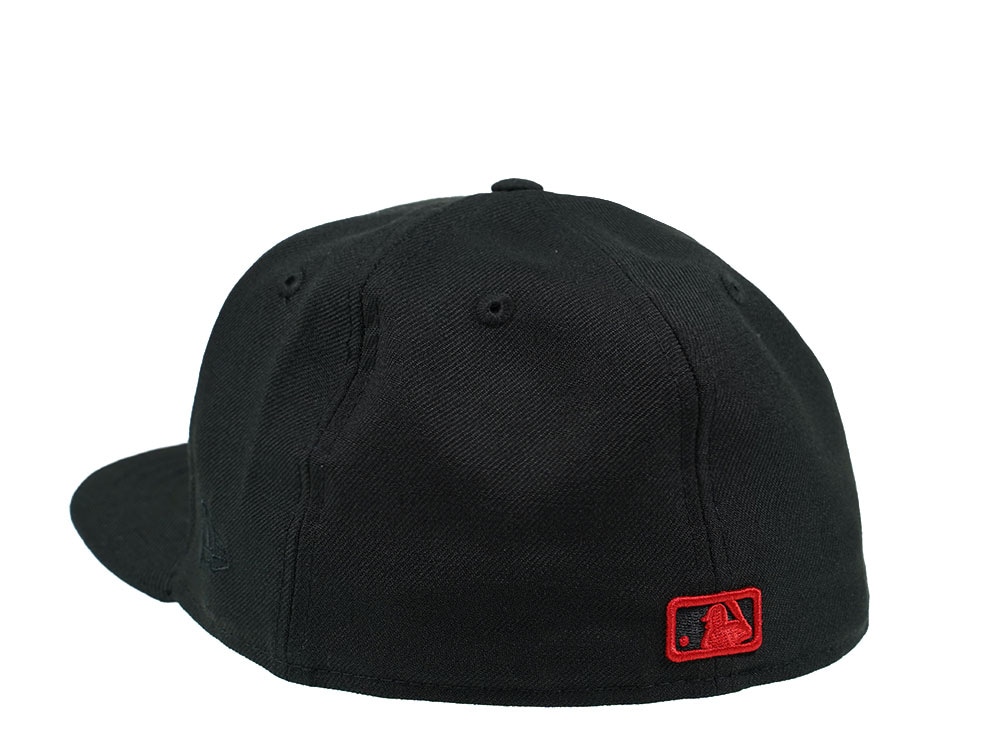 New Era Atlanta Braves Black and Red Edition 59Fifty Fitted Cap