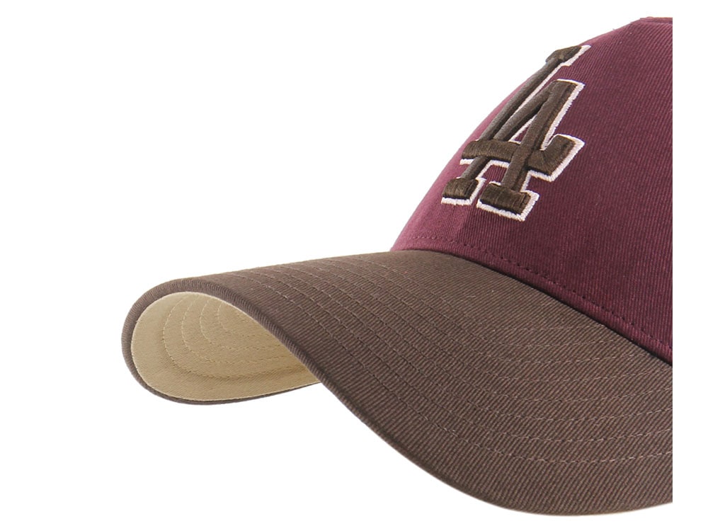 47Brand Los Angeles Dodgers Cooperstown Dark Maroon Edition MVP Snapback Cap