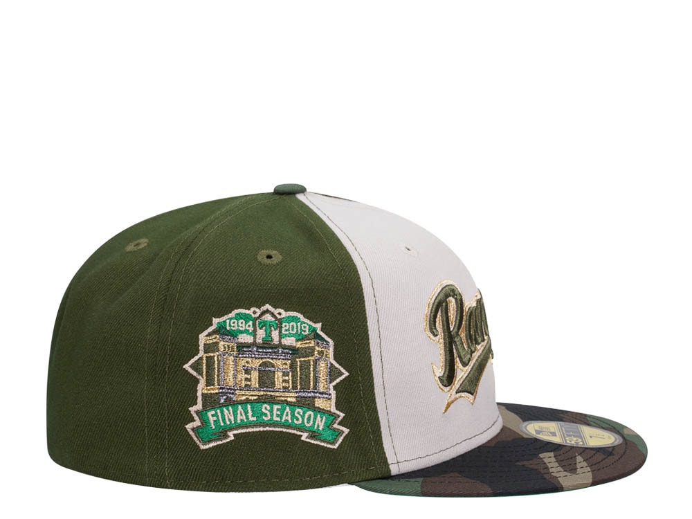 New Era Texas Rangers Final Season Outdoor Camo Edition 59Fifty Fitted Cap