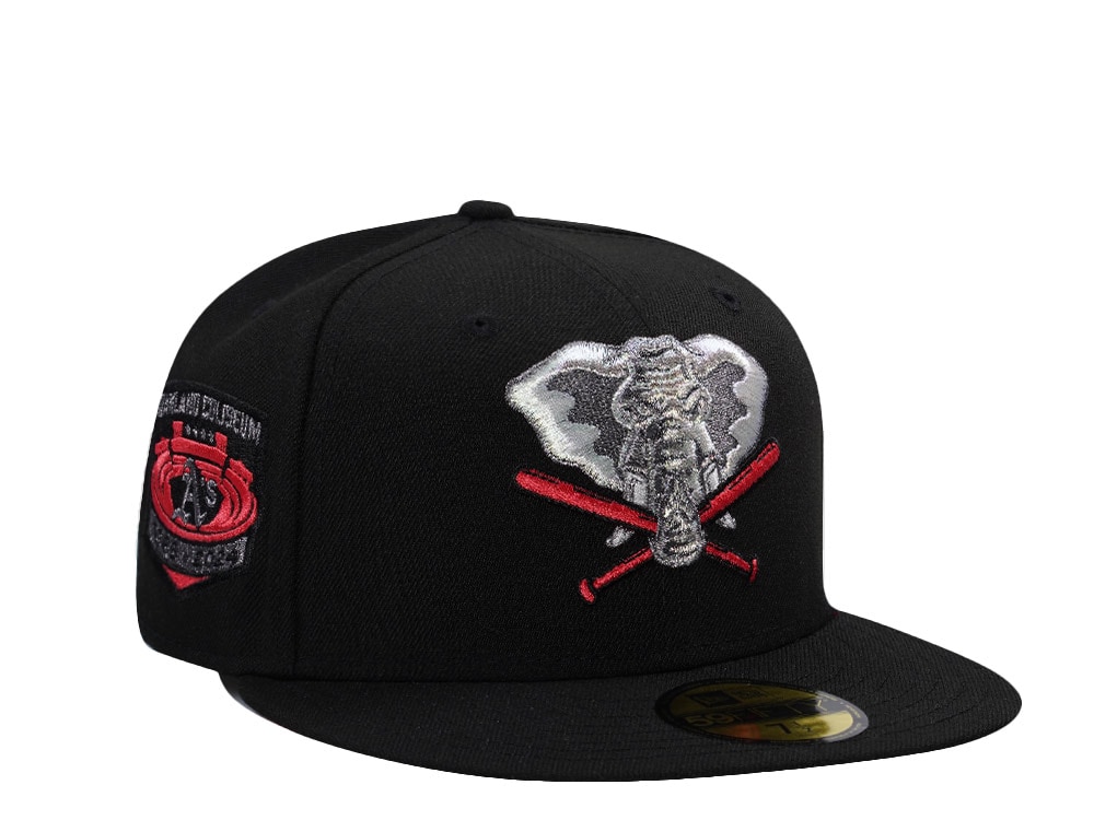 New Era Oakland Athletics Coliseum Black Prime Edition 59Fifty Fitted Cap