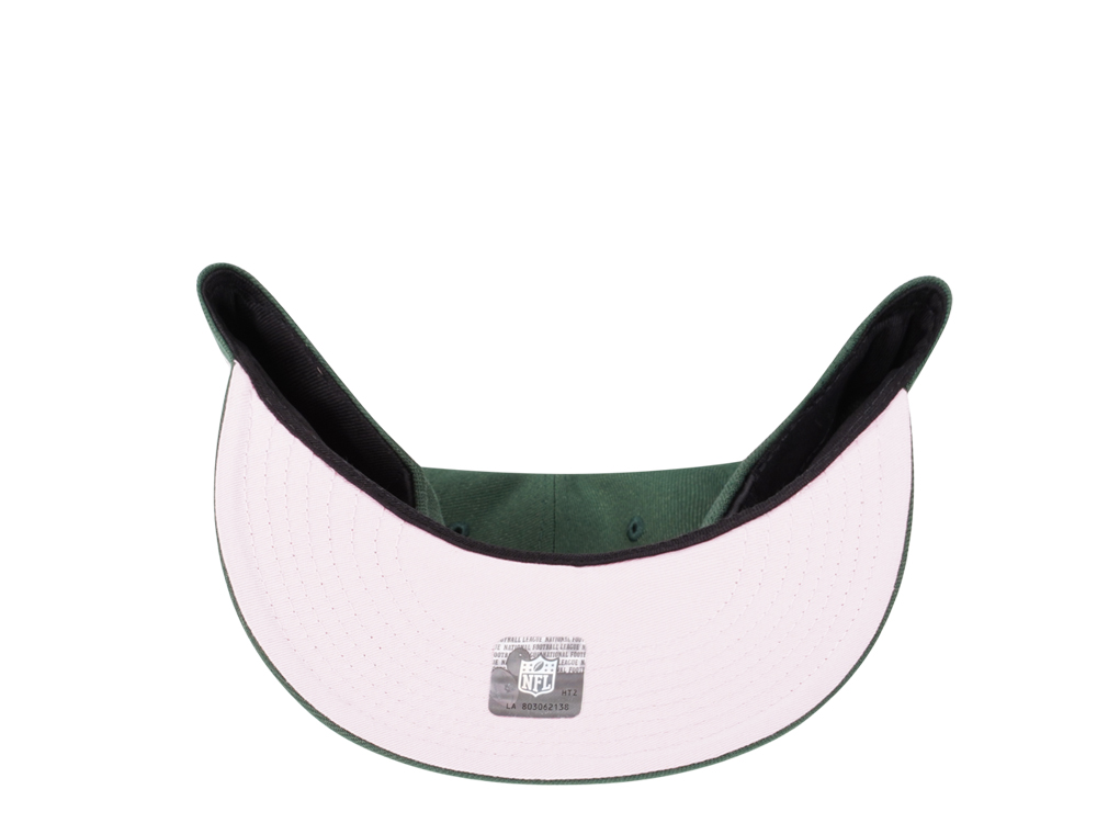 New Era Green Bay Packers Green Chainstitchheart Edition 59Fifty Fitted Cap