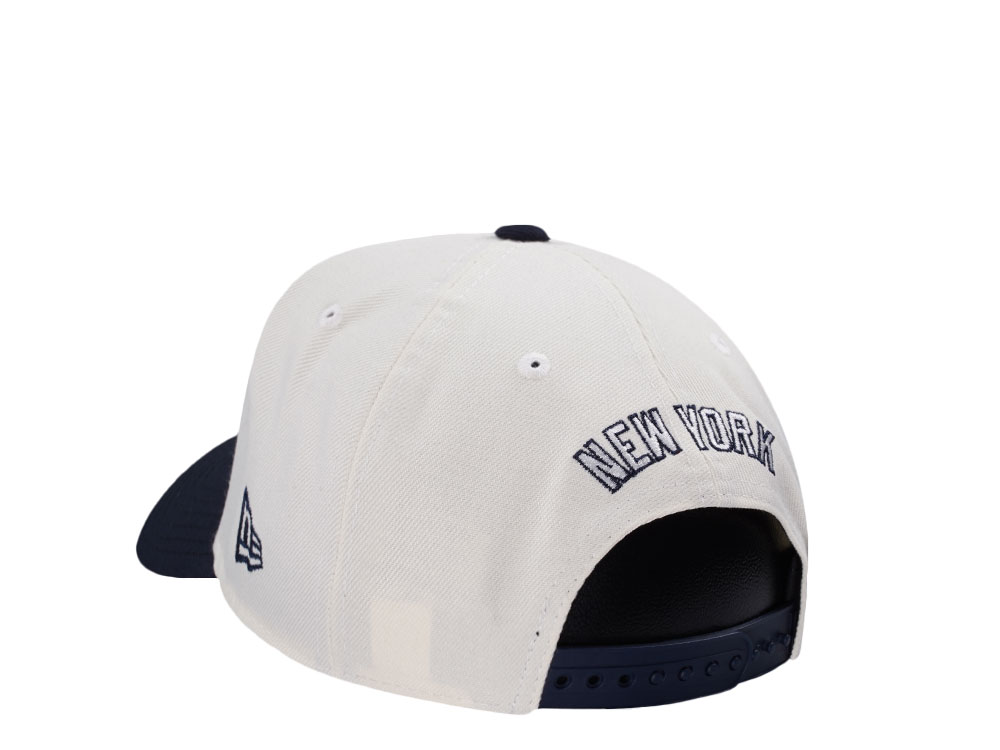 New Era New York Yankees World Series 2000 Chrome Two Tone Edition 9Forty A Frame Snapback Cap
