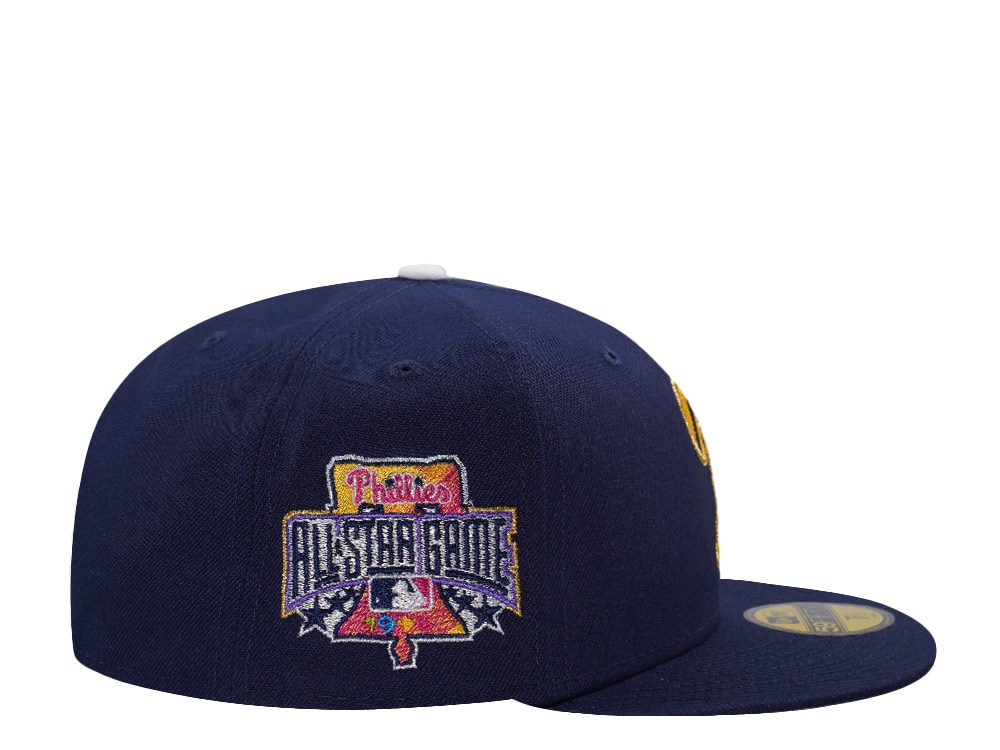 New Era Philadelphia Phillies All Star Game 1996 Blue Light Navy Prime Edition 59Fifty Fitted Cap
