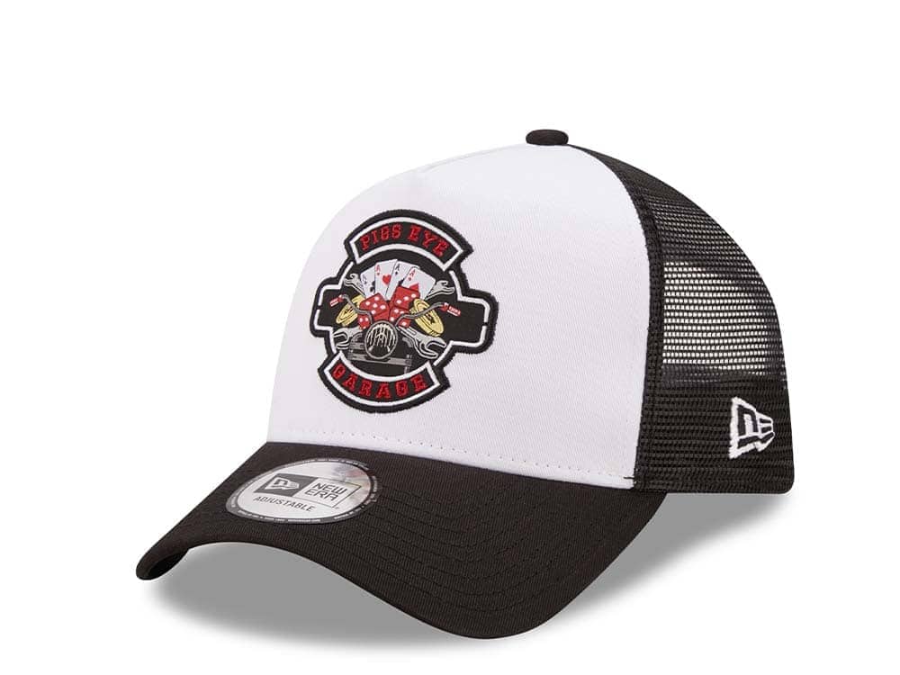 New Era Pigs Eye Garage A Frame Trucker Snapback Cap