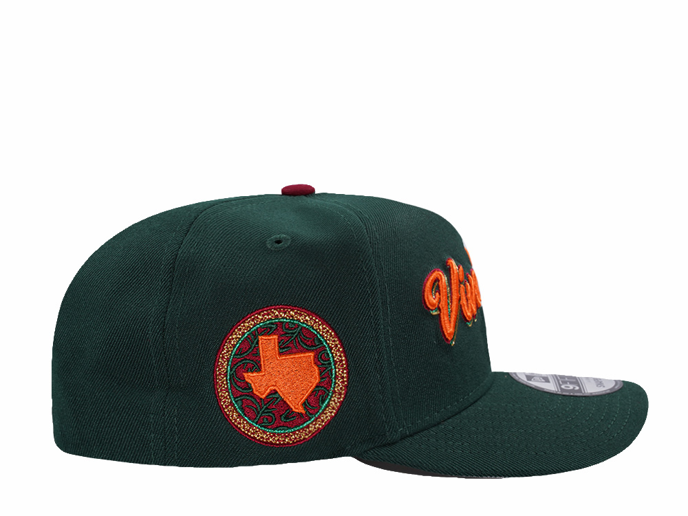 New Era Texas Rangers City Connect Dark Green Prime Edition 9Fifty A Frame Snapback Cap
