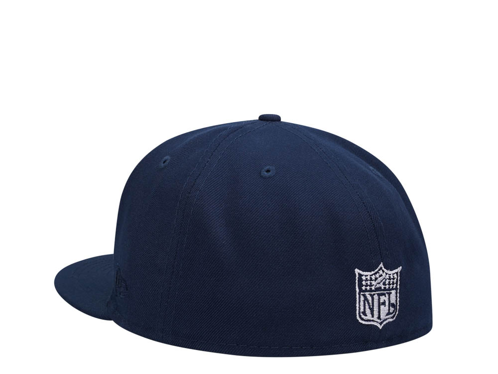 New Era Dallas Cowboys 75th Anniversary Ocean Blue Edition 59Fifty Fitted Cap