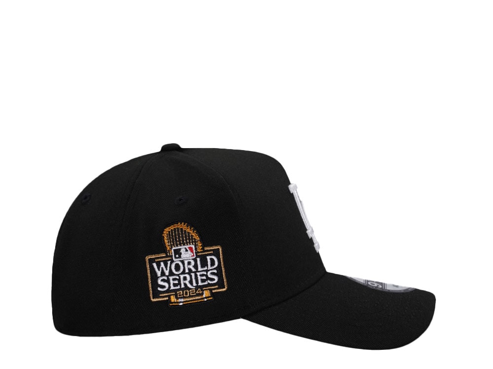 New Era Los Angeles Dodgers World Series 2024 Black Edition 9Forty A Frame Snapback Cap