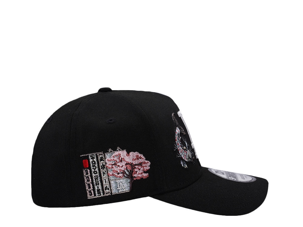 New Era Los Angeles Dodgers Tokyo Series Koi Black Prime Edition 9Forty A Frame Snapback Cap