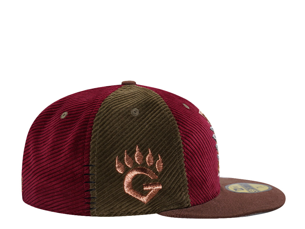 New Era Fresno Grizzlies Metallic Corduroy Pinwheel Horror Edition 59Fifty Fitted Cap
