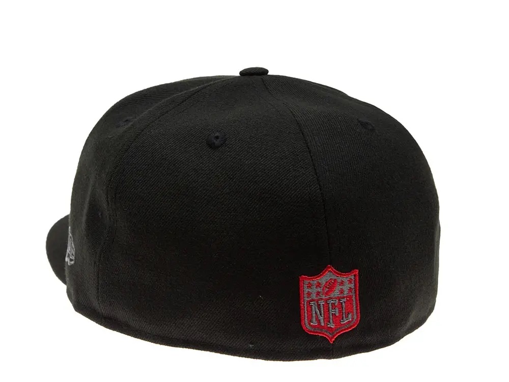 New Era New England Patriots Red Graphite 59Fifty Fitted Cap