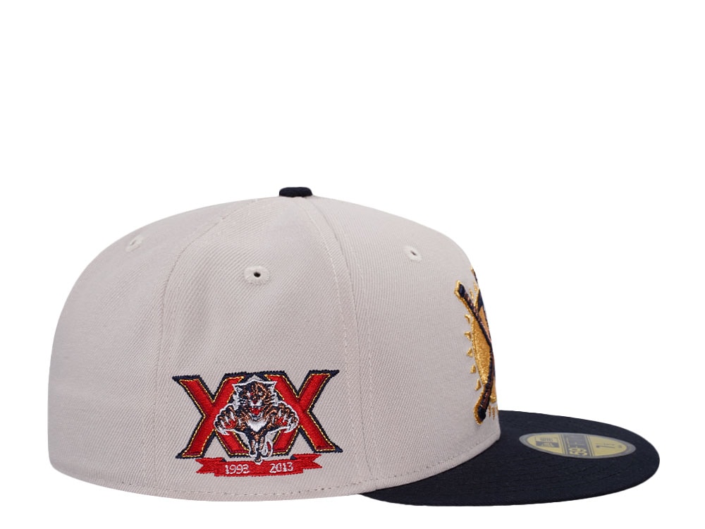 New Era Florida Panthers 20th Anniversary Chrome Two Tone Edition 59Fifty Fitted Cap