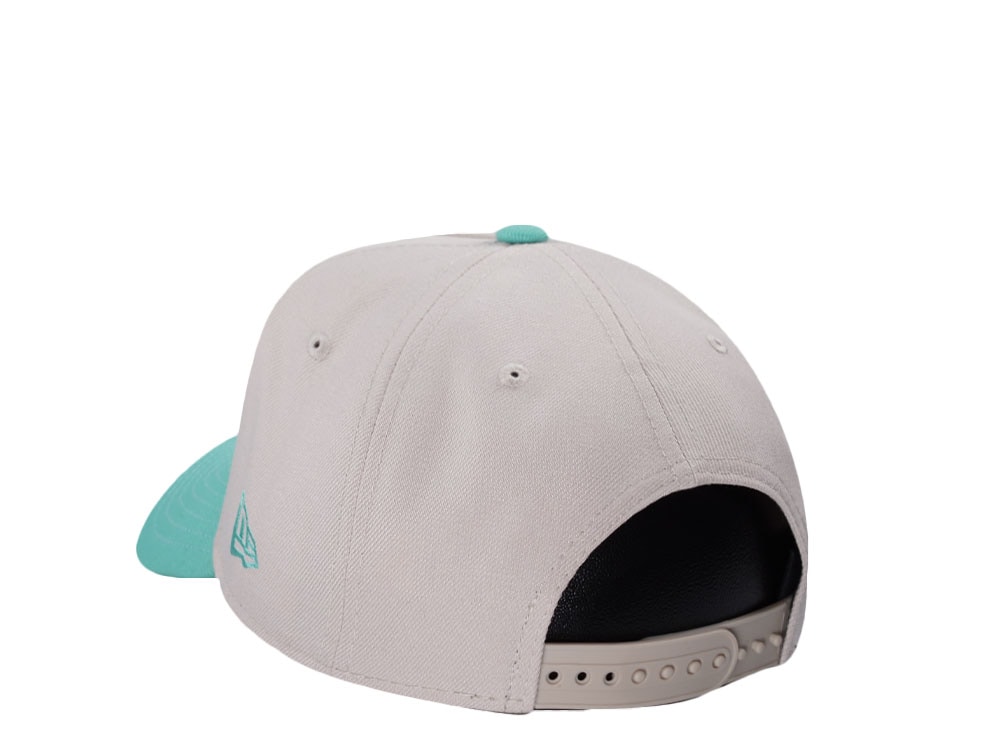New Era Toronto Blue Jays 20th Anniversary Stone Mint Two Tone Edition 9Forty A Frame Snapback Cap