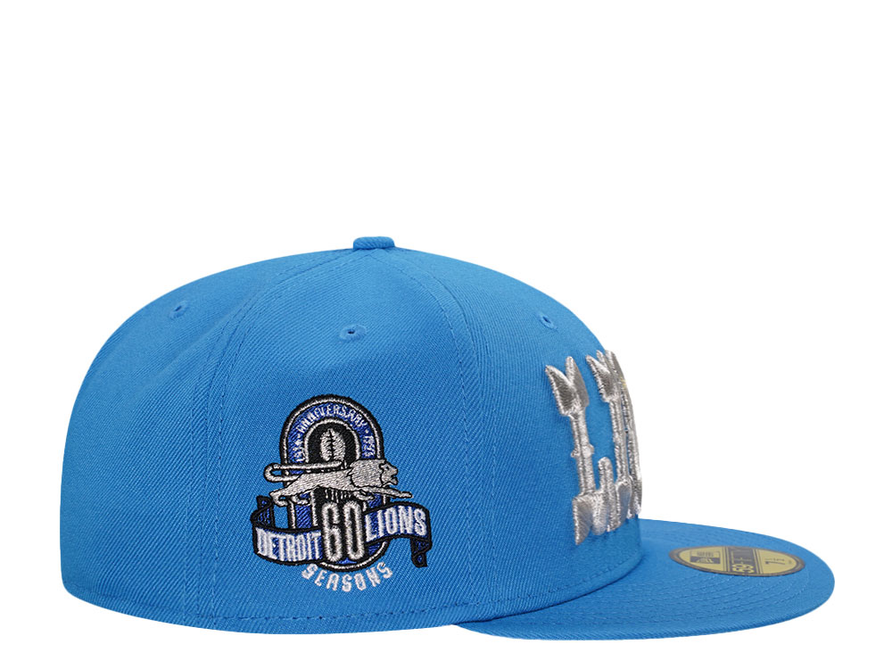 New Era Detroit Lions 60 Seasons Prime Edition 59Fifty Fitted Cap