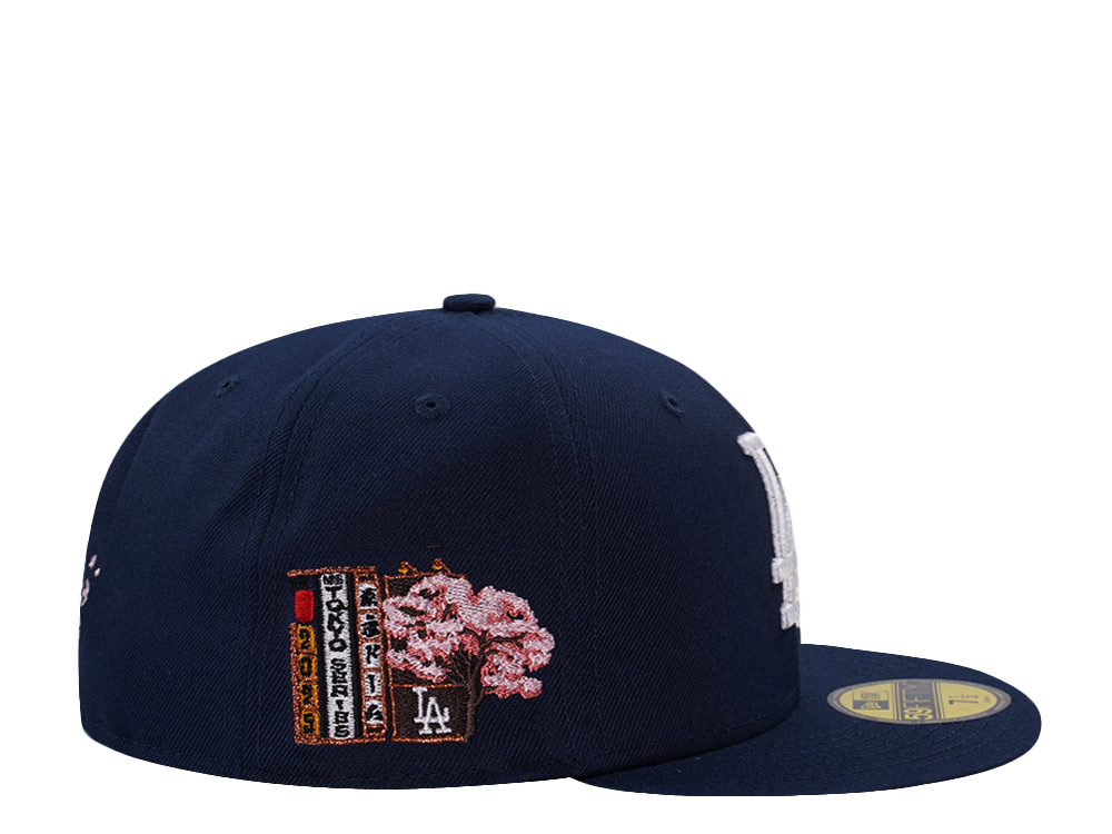 New Era Los Angeles Dodgers Tokyo Series 2025 Ocean Blue Prime Edition 59Fifty Fitted Cap