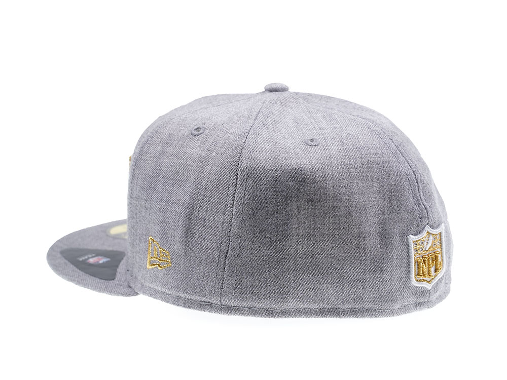 New Era New England Patriots Heather Gold Edition 59Fifty Fitted Cap