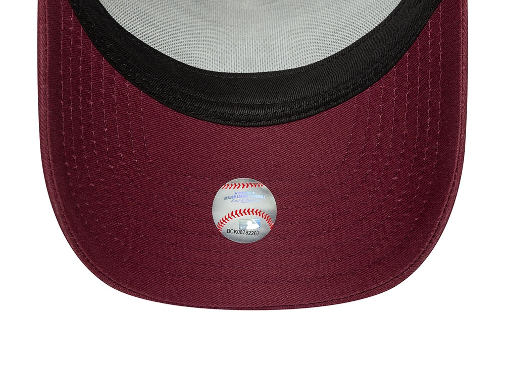 New Era Los Angeles Dodgers League Essential Maroon Edition 9Forty A Frame Trucker Snapback Cap