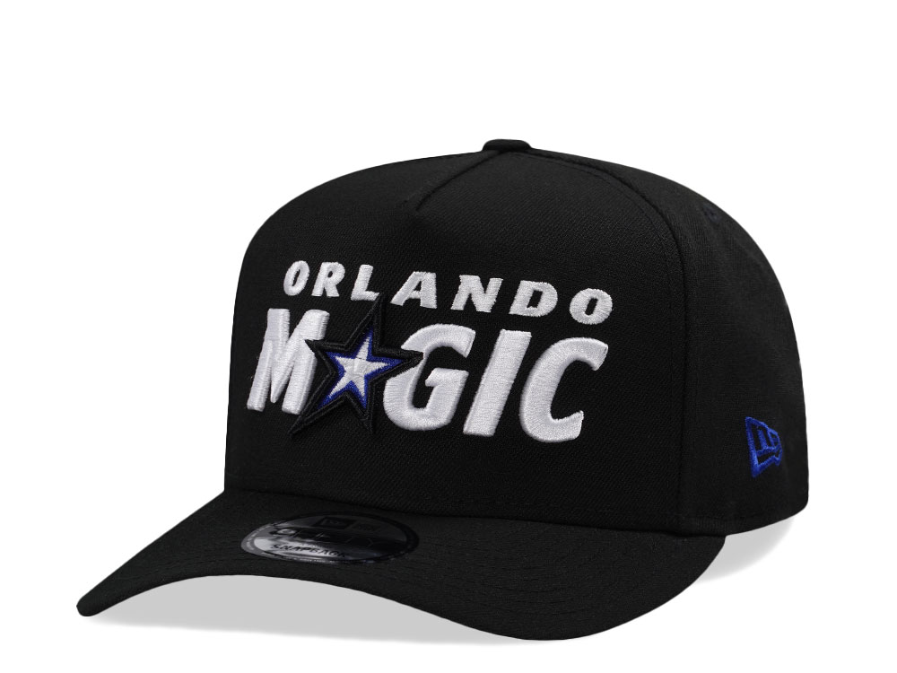 New Era Orlando Magic Black Classic Edition 9Fifty A Frame Snapback Cap