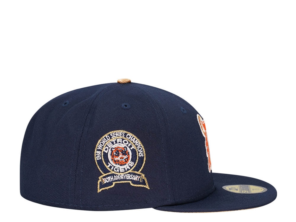 New Era Detroit Tigers 50th Anniversary World Series 1968 Cool Gold Edition 59Fifty Fitted Cap