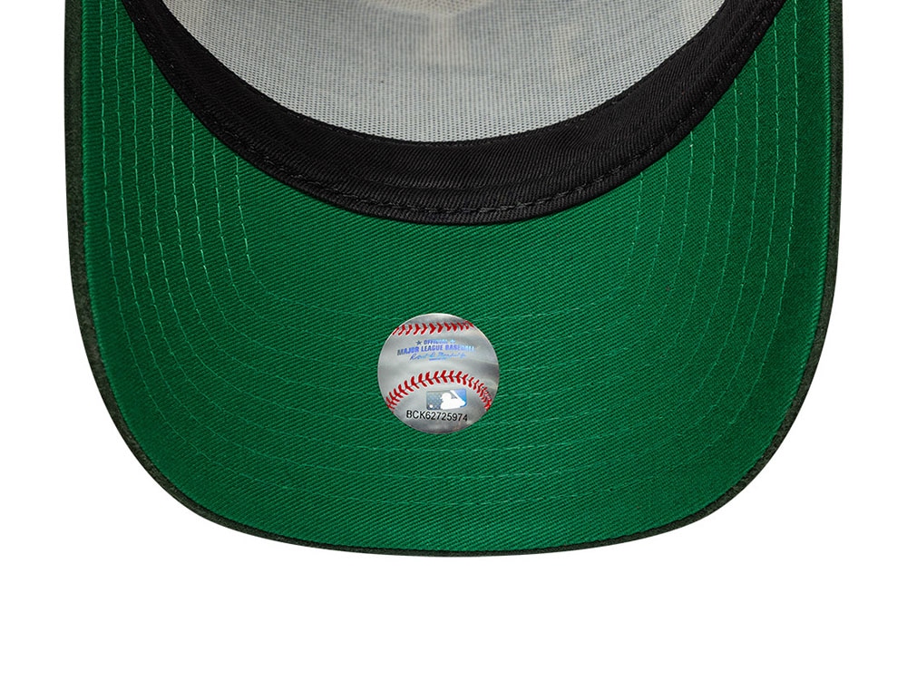 New Era New York Yankees Wordmark Suede Green Stone Edition 9Forty A Frame Snapback Cap