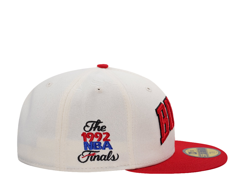 New Era Chicago Bulls NBA Finals 1992 Chrome Two Tone Edition 59Fifty Fitted Cap