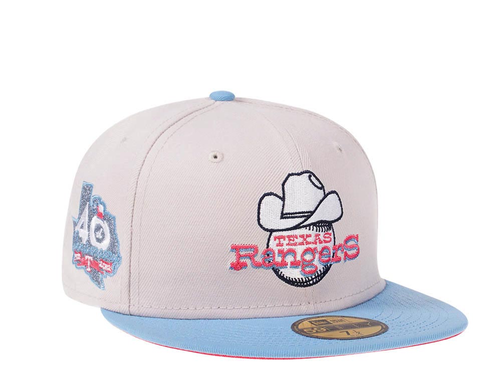 New Era Texas Rangers 40th Anniversary Iced Lava Edition 59Fifty Fitted Cap