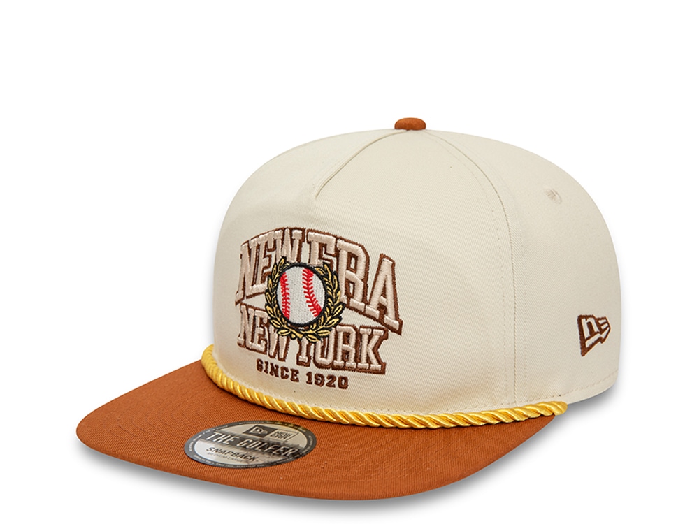 New Era Brown New World Golfer Snapback Cap
