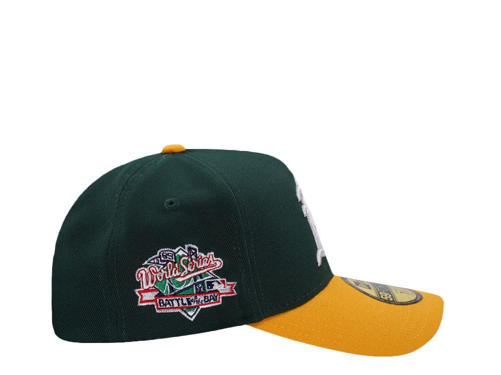New Era Oakland Athletics World Series 1989 Dark Green Two Tone Edition 59Forty A Frame Fitted Cap
