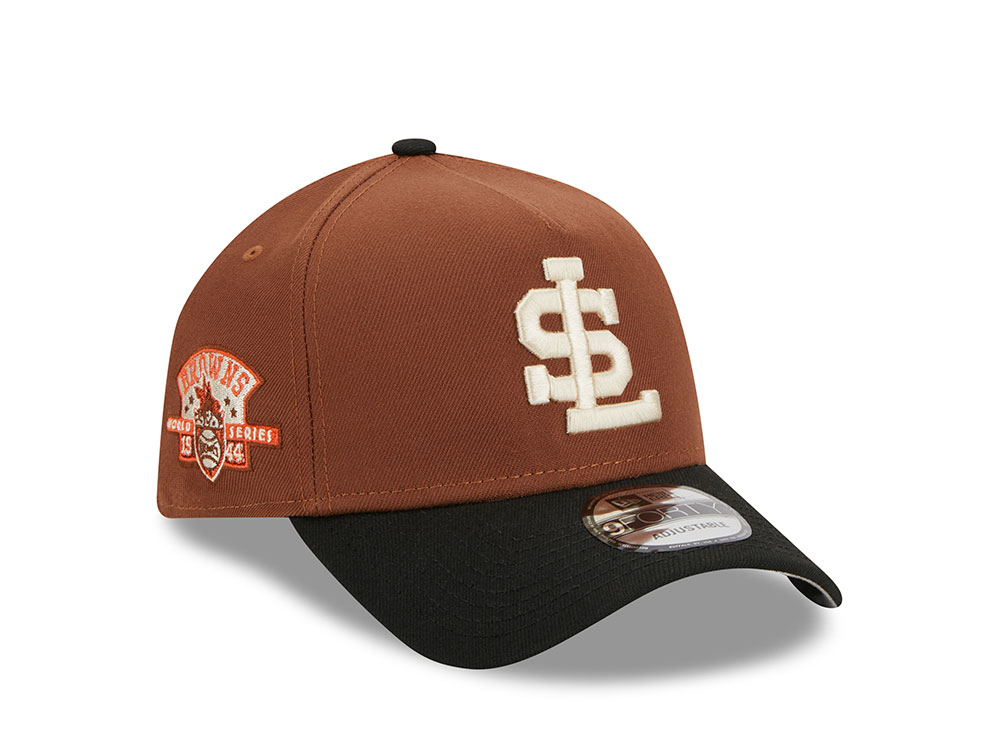 New Era St. Louis Browns World Series 1944 Harvest Two Tone 9Forty A Frame Snapback Cap