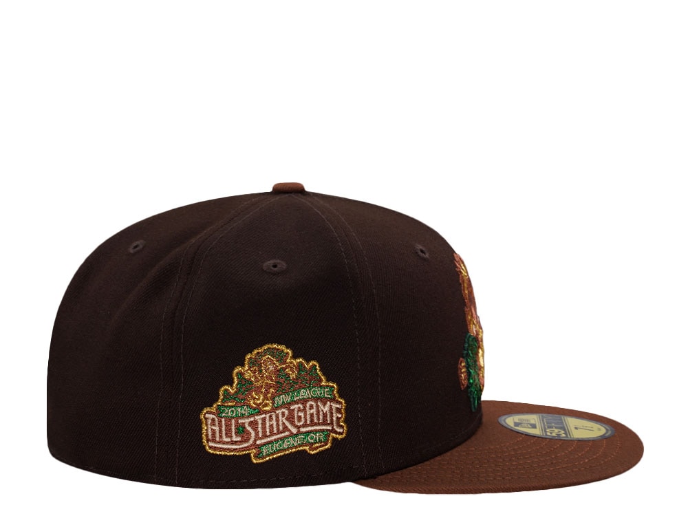 New Era Eugene Emeralds All Star Game 2014 Brown Two Tone Edition 59Fifty Fitted Cap