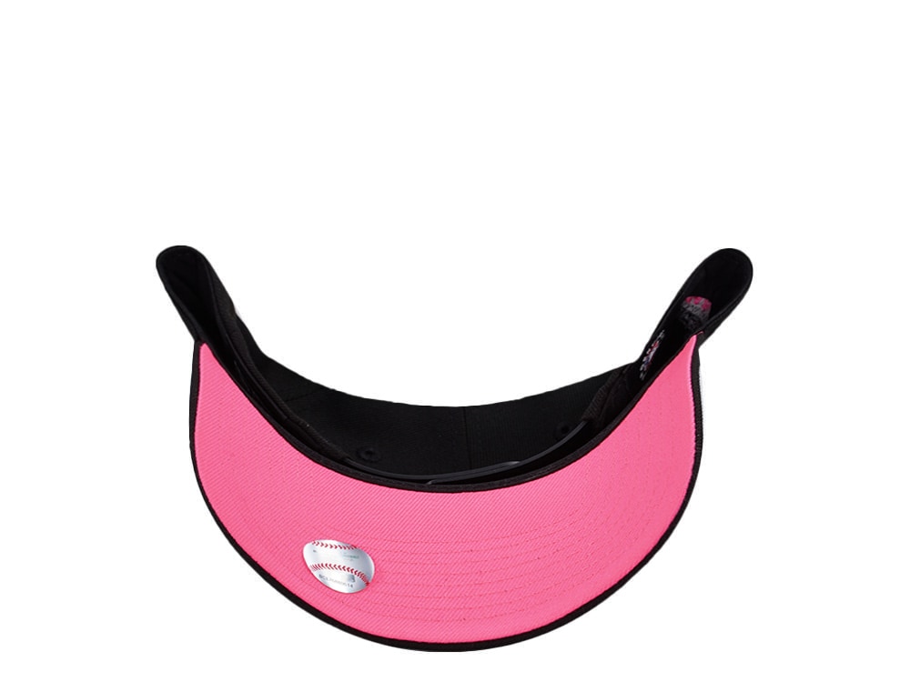 New Era Toronto Blue Jays American League Champions Pink Glow Black Prime Edition 9Forty A Frame Snapback Cap