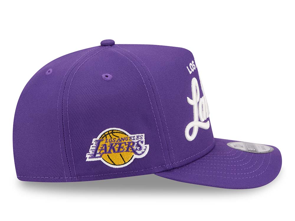 New Era Los Angeles Lakers Local Play 9Fifty A Frame Snapback Cap
