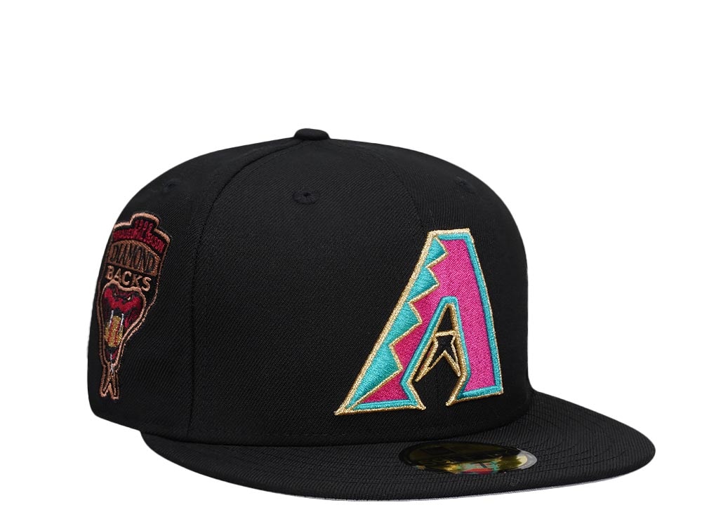New Era Arizona Diamondbacks Inaugural Season 1998 Black Edition 59Fifty Fitted Cap