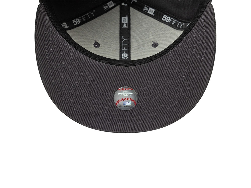New Era New York Yankees Plain Black Prime Edition 59Fifty Fitted Cap