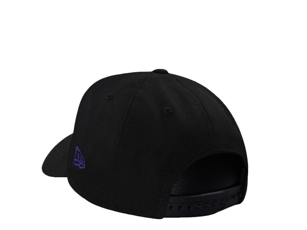 New Era Baltimore Ravens 20 Season Black Prime Edition 9Forty A Frame Snapback Cap