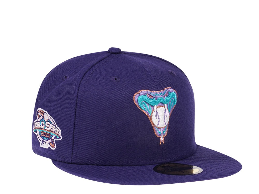 New Era Arizona Diamondbacks World Series 2001 Purple Pink Edition 59Fifty Fitted Cap