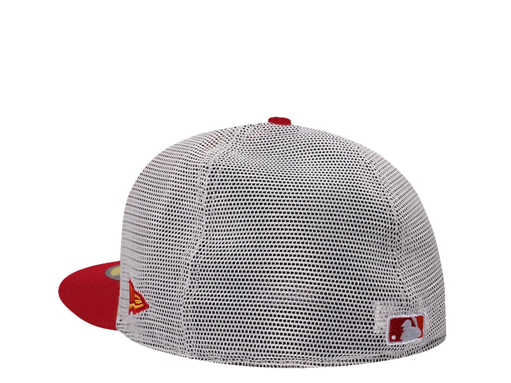 New Era Los Angeles Dodgers Beach Gold Two Tone Edition 59Fifty Trucker Fitted Cap
