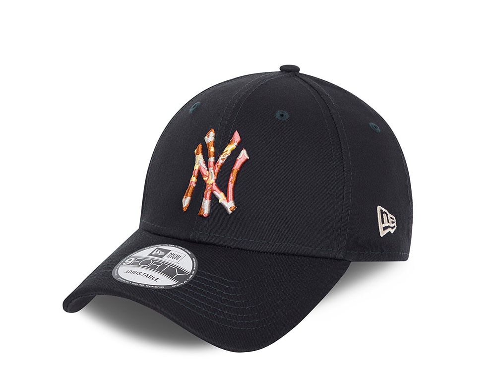 New Era New York Yankees Infill Navy 9Forty Strapback Cap