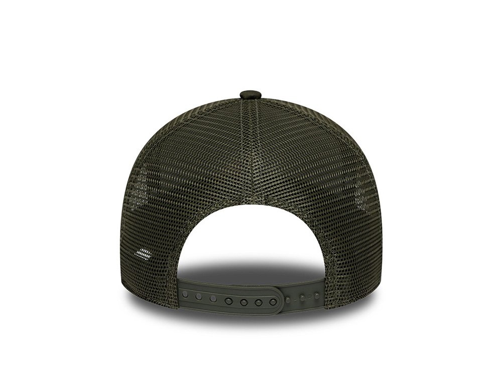 New Era Paris Saint Germain Green Tonal Camouflage Prime Edition 9Forty A Frame Trucker Snapback Cap