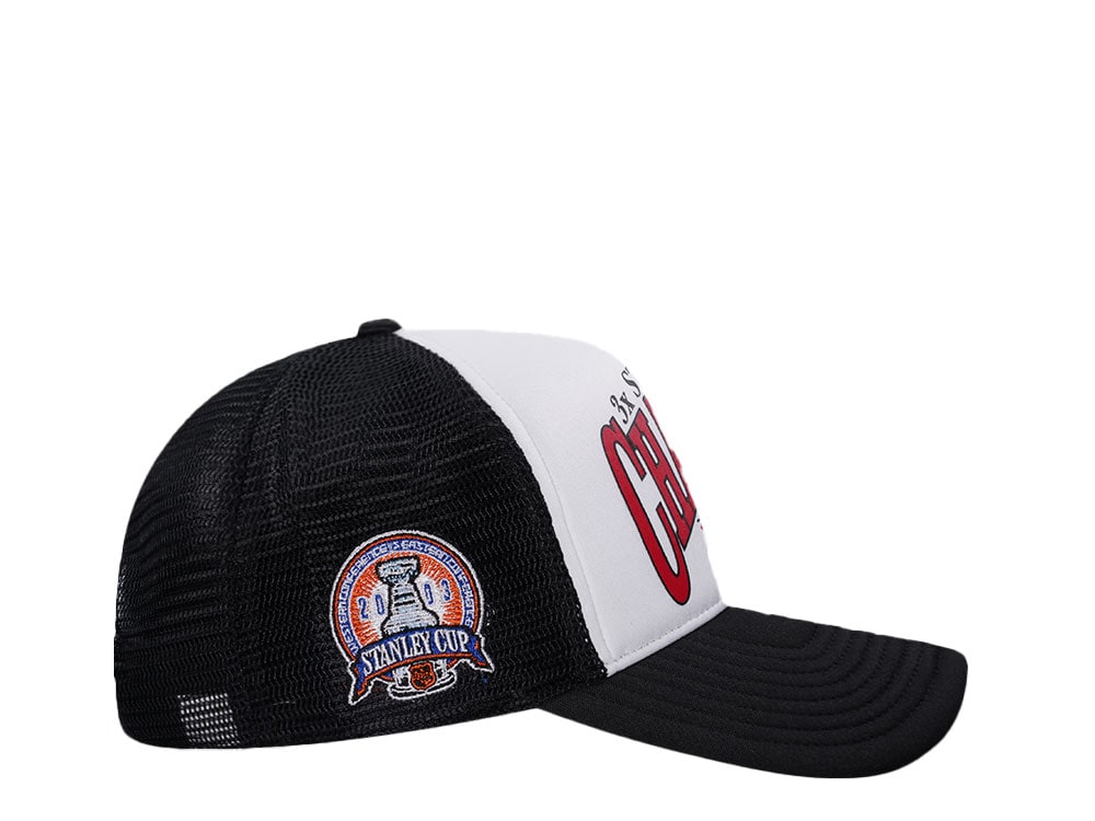 47Brand New Jersey Devils Vintage 2003 Stanley Cup Black Foam Champ Offside Trucker Snapback Cap