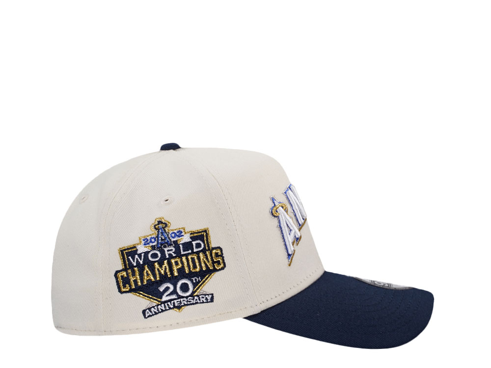New Era Anaheim Angels World Champions 20th Anniversary Chrome Two Tone Edition 9Forty A Frame Snapback Cap