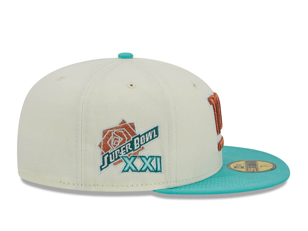 New Era New York Giants Super Bowl XXI Two Tone City Icon 59Fifty Fitted Cap