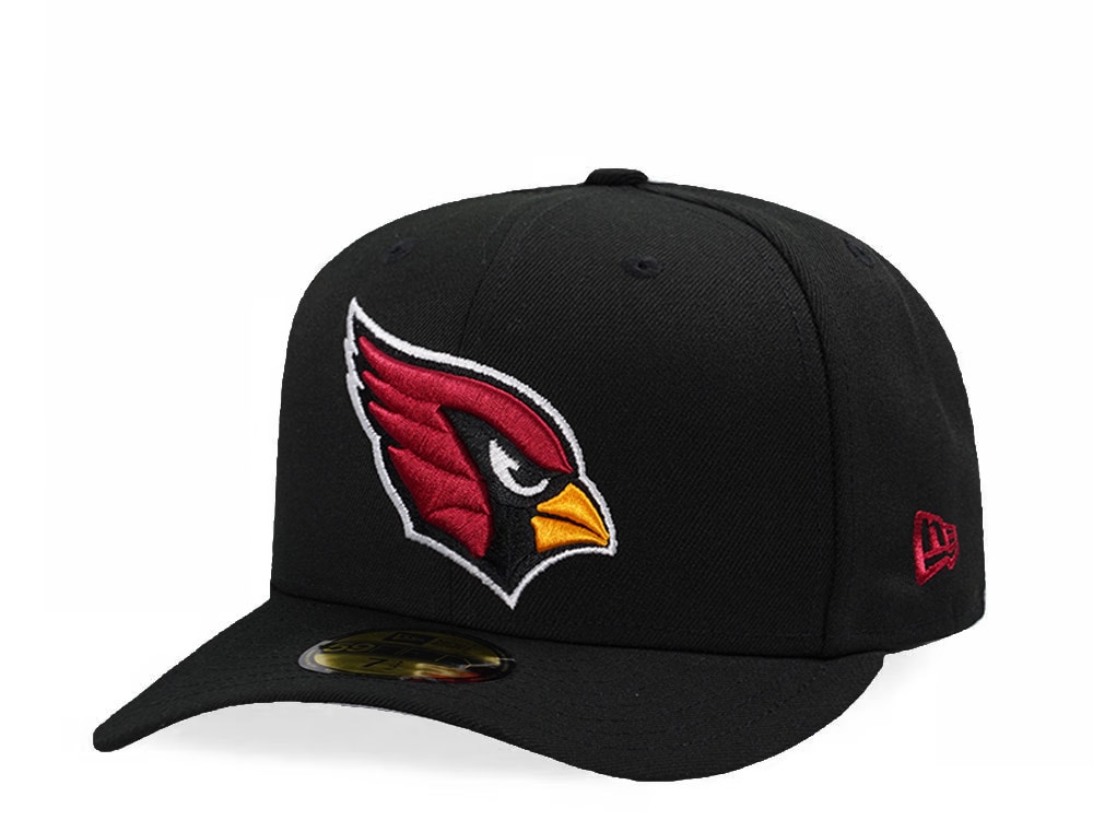 New Era Arizona Cardinals Black Classic Edition Pre Curved 59Fifty Fitted Cap